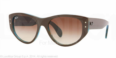 Ray-Ban Vagabond RB4152 Top brown on striped azu crystal brown gradient