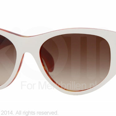 Ray-Ban Vagabond RB4152 Top white on str.orange crystal brown gradient