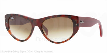 Ray-Ban Vagabond RB4152 Havana, rood-Bruin