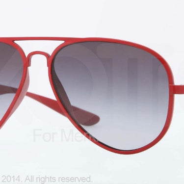 Ray-Ban Zonnebril RB4180 Rood-Grijs