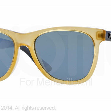 Ray-Ban Zonnebril RB4184 Opal yellow grey mirror silver
