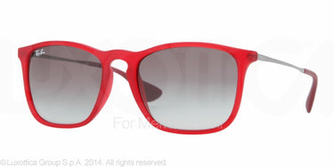 Ray-Ban Zonnebril RB4187 Rood-Grijs