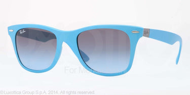 Ray-Ban Zonnebril RB4195 Metallic azure blue gradient