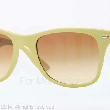 Ray-Ban Zonnebril RB4195 Metallic yellow yellow gradient brown