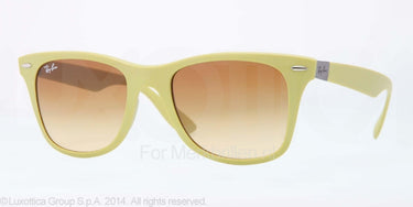 Ray-Ban Zonnebril RB4195 Metallic yellow yellow gradient brown