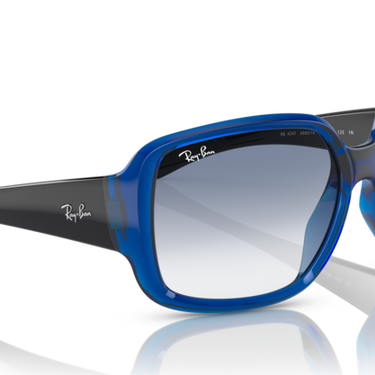 Ray-Ban Powderhorn RB4347 666019 Transparent Blue
