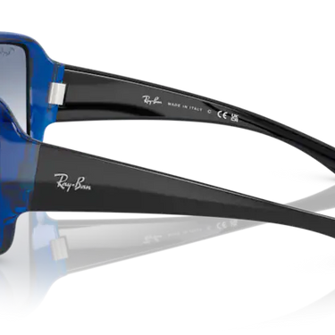 Ray-Ban Powderhorn RB4347 666019 Transparent Blue