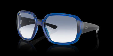 Ray-Ban Powderhorn RB4347 666019 Transparent Blue