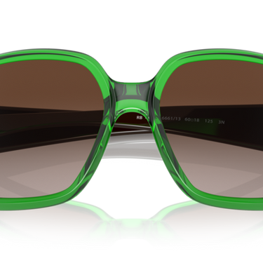 Ray-Ban Powderhorn RB4347 666113 Transparent Green