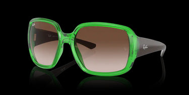 Ray-Ban Powderhorn RB4347 666113 Transparent Green
