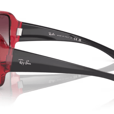 Ray-Ban Powderhorn RB4347 66628H Transparent Red