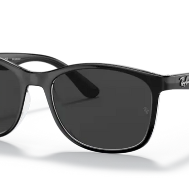 Ray-Ban RB4374 603948 Black on Transparent