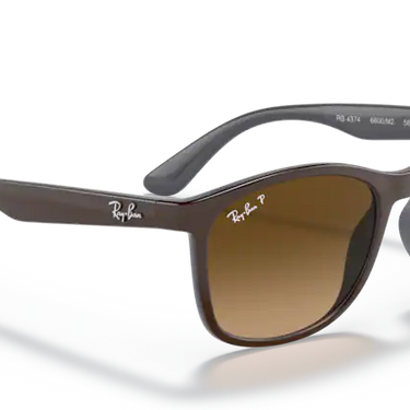 Ray-Ban RB4374 6600M2 Brown on Grey