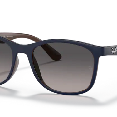 Ray-Ban RB4374 6601M3 Blue on Brown