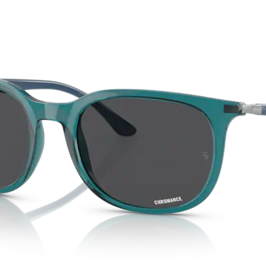 Ray-Ban RB4386 6651K8 Transparent Turquoise