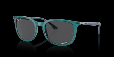 Ray-Ban RB4386 6651K8 Transparent Turquoise