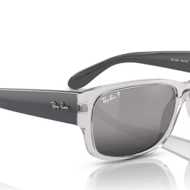 Ray-Ban RB4388 6647G3 Transparent Grey