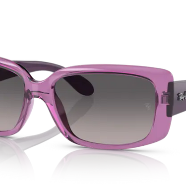 Ray-Ban RB4389 6443M3 Transparent Violet