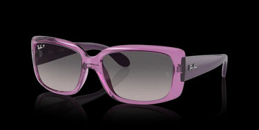 Ray-Ban RB4389 6443M3 Transparent Violet