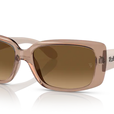 Ray-Ban RB4389 6644M2 Transparent Brown