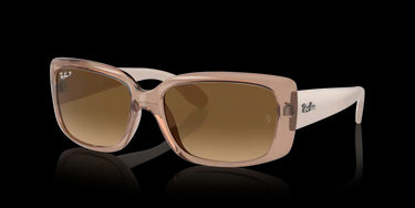 Ray-Ban RB4389 6644M2 Transparent Brown