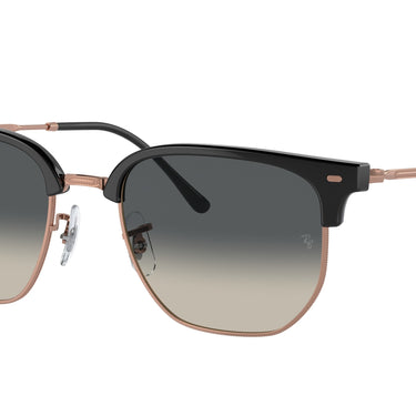 Ray-Ban New Clubmaster RB4416 672071 Donkergrijs op roségoud