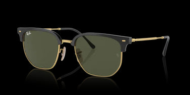 Ray-Ban New Clubmaster RB4416 601/31 Black on Gold