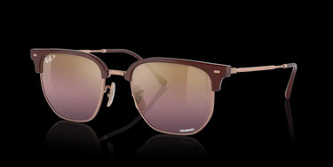 Ray-Ban New Clubmaster RB4416 6654G9 Bordeaux on Rose Gold