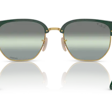 Ray-Ban New Clubmaster RB4416 6655G4 Green on Gold