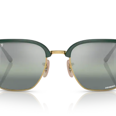 Ray-Ban New Clubmaster RB4416 6655G4 Green on Gold