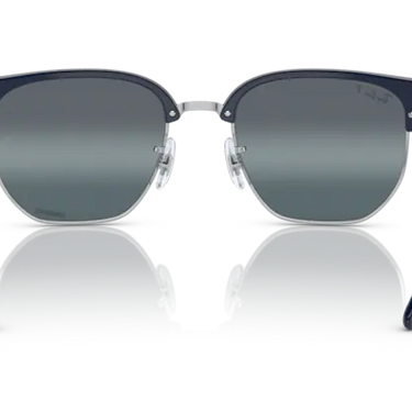 Ray-Ban New Clubmaster RB4416 6656G6 Blue on Silver