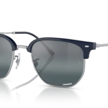 Ray-Ban New Clubmaster RB4416 6656G6 Blue on Silver