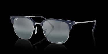 Ray-Ban New Clubmaster RB4416 6656G6 Blue on Silver