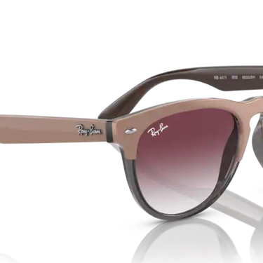 Ray-Ban Iris RB4471 66338H Beige on Transparent