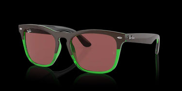 Ray-Ban Steve RB4487 663469 Dark Brown on Transparent Green