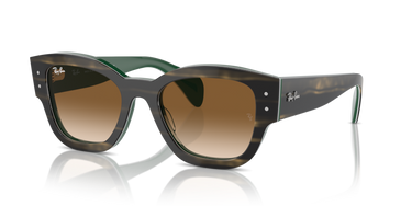 Ray-Ban Jorge RB7681S 140251 Gestreept Groen op groen