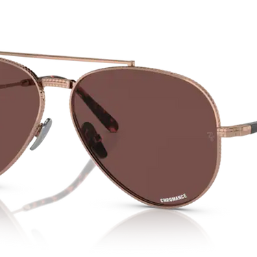 Ray-Ban Aviator Titanium RB8225 3140AF Rose Gold