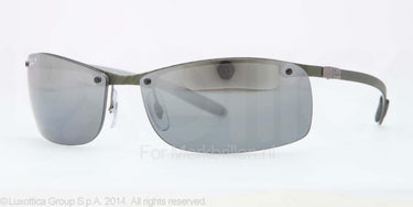 Ray-Ban Zonnebril RB8305 Light carbon polar grey mirror silver grad