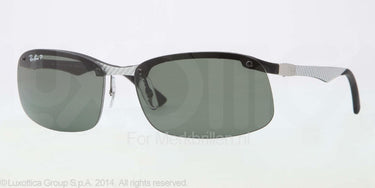 Ray-Ban Zonnebril RB8314 Light carbon+rubber blac polar green