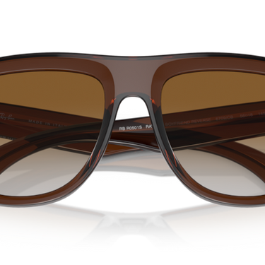 Ray-Ban Boyfriend Reverse RBR0501S 6709CB Transparant Bruin