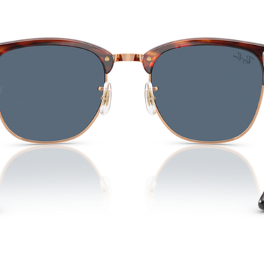 Ray-Ban Clubmaster Reverse RBR0504S 13983A Gestreept Havana op Roségoud
