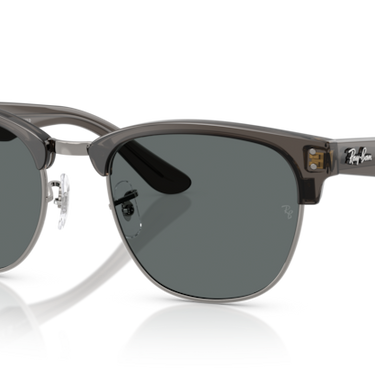 Ray-Ban Clubmaster Reverse RBR0504S 670781 Transparant Donkergrijs op Staalgrijs