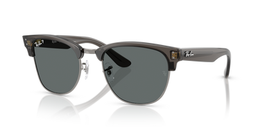 Ray-Ban Clubmaster Reverse RBR0504S 670781 Transparant Donkergrijs op Staalgrijs