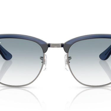 Ray-Ban Clubmaster Reverse RBR0504S 670879 Transparant Marineblauw op Staalgrijs