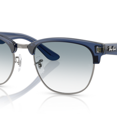 Ray-Ban Clubmaster Reverse RBR0504S 670879 Transparant Marineblauw op Staalgrijs