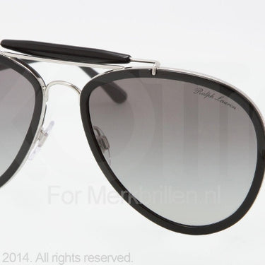 Ralph Lauren Zonnebril RL7038W Zilver, zwart-Grijs