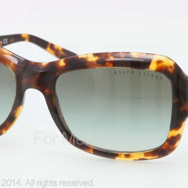 Ralph Lauren Zonnebril RL8107Q Antique tortoise green gradient