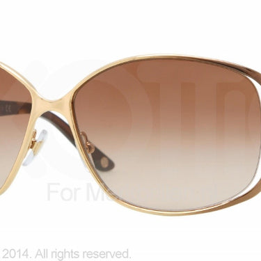 Versace Zonnebril VE2125B Goud, bruin-Bruin