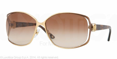 Versace Zonnebril VE2125B Goud, bruin-Bruin