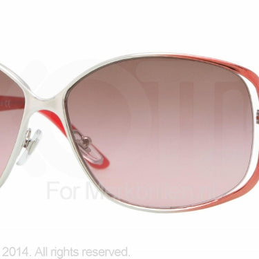 Versace Zonnebril VE2125B Silver/red brown gradient pink